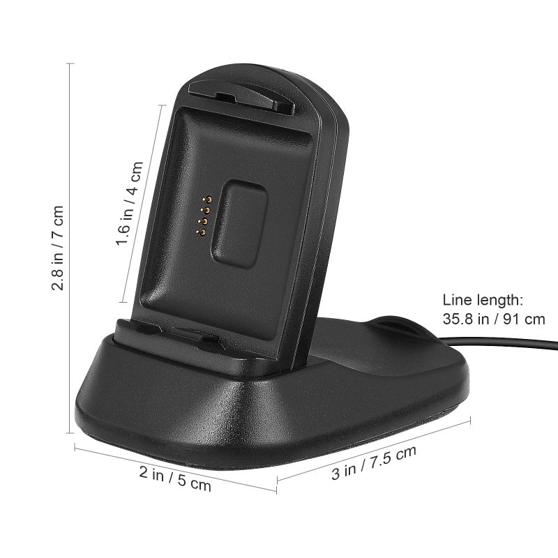 UKCOCO Compatible for Fitbit Blaze Charging Dock, Replacement Charging Stand Station Cradle Holder with USB Cable Compatible for Fitbit Blaze Smart Watch Accessories - Image 5